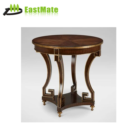 酒店家具厂家直销 酒店家具定制 美式小圆几 四脚小茶几边几