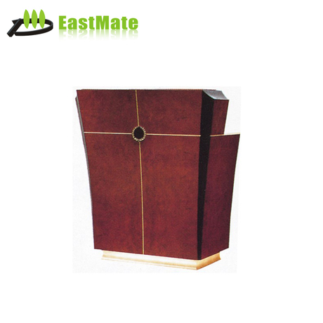 简约大气实木接待台，时尚设计咨询台