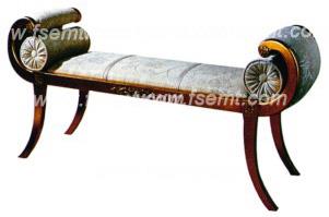 独特设计的朗格现代床尾凳