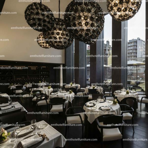 2017新设计酒店家具餐厅套装酒吧凳餐桌椅
